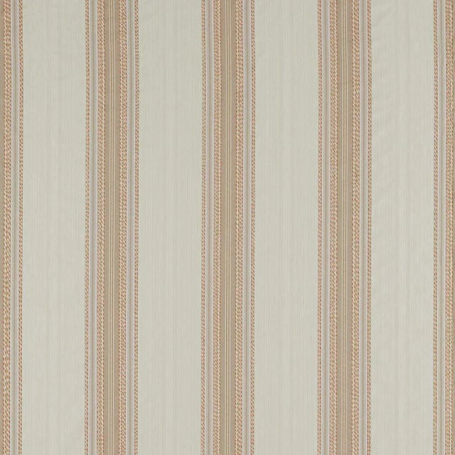 Zoffany Lisere Stripe Fabric in La Seine - a Sample For Sale