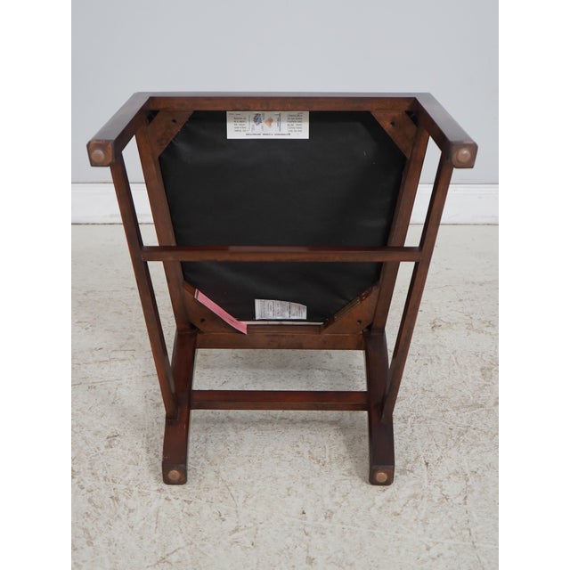 Set of 8 Henkel Harris Model 115 Mahogany Dining Room Chairs For Sale - Image 15 of 18
