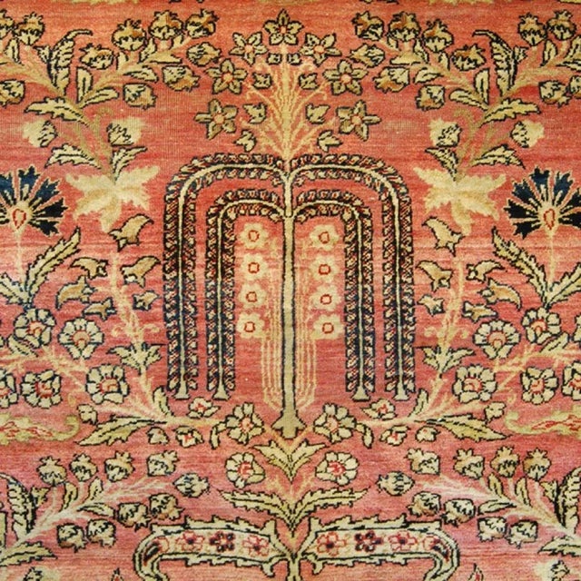 Traditional 19th Century Kermanshah "Willow Tree" Rug For Sale - Image 3 of 5