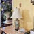 Vintage Chinese Famille Verte Style Porcelain Table Lamp With Hand Painted Birds & Peonies For Sale - Image 17 of 18