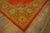 Ultra-Classic Medallion With Yellow Accents in a Open Red Field Antique Indian Amritsar Rug For Sale - Image 9 of 11