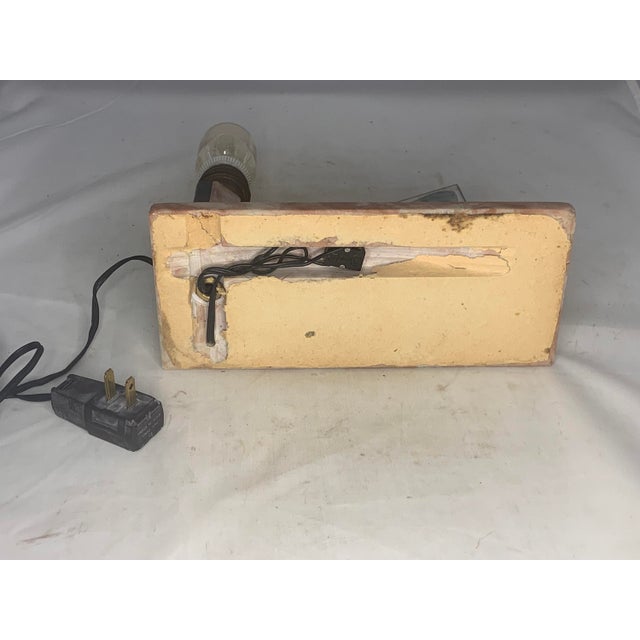 Glass Early 20th Century Art Deco Marble Lamp with Flapper Photo Frame For Sale - Image 7 of 10