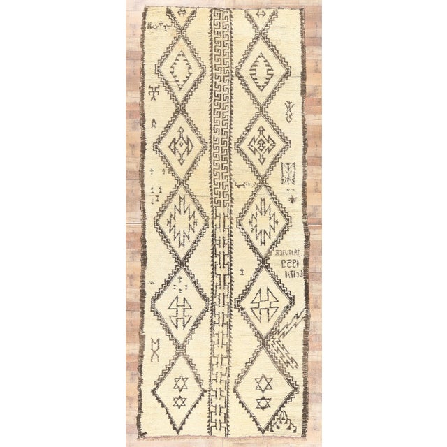 Textile Vintage Berber Moroccan Rug - 05'07 x 14'05 For Sale - Image 7 of 10