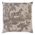 Schumacher Western Toile Pillow In Sepia For Sale