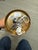 Metal Modern Brass-Tone Swing Arm Wall Lamp For Sale - Image 7 of 10
