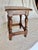 Early 20th Century French Walnut Stool For Sale - Image 12 of 12