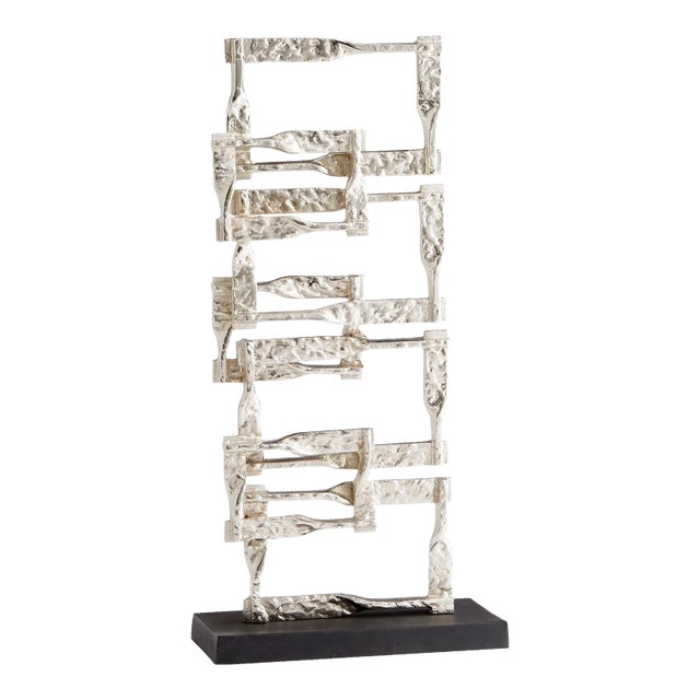 Contemporary Cyan Design Abstract Sculpture For Sale