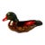 Mid 20th Century Folk Art Style Painted Duck Dish For Sale
