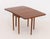Mid 20th Century American Mid-Century Modern Diminutive Mahogany Drop-Leaf Table For Sale - Image 5 of 8