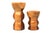 Vintage Mid Century Handmade Wooden Candle Holders - a Set For Sale - Image 10 of 10