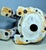 1980s Oversized 19" San Tao Fang Imari Foo Dog Floor Guardian Statues - A Pair For Sale - Image 10 of 11