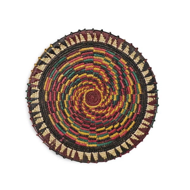 Vintage Gombe Basket Plate For Sale In Los Angeles - Image 6 of 13