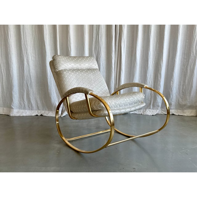 Mid-Century Modern Rocking Chair by Guido Faleschini, Italy, 1970s For Sale - Image 18 of 18
