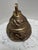 Large Textured Metal Brass Bell For Sale - Image 4 of 5