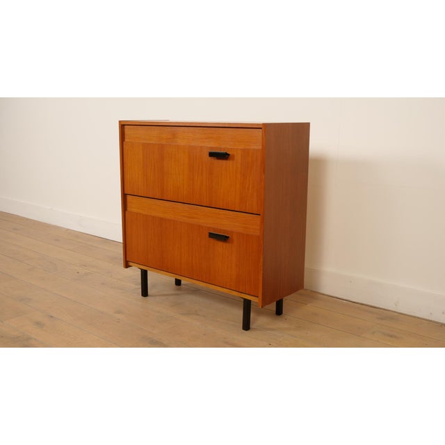 Vintage Shoe Cabinet in Teak, 1960s For Sale - Image 3 of 12
