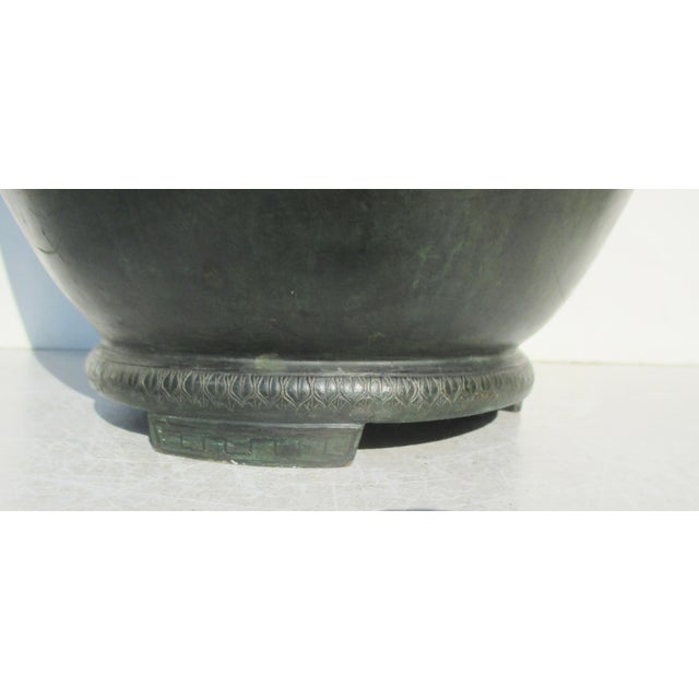 Grand Tour Large Bronze Situla From Pompeii 19th Century For Sale - Image 10 of 17