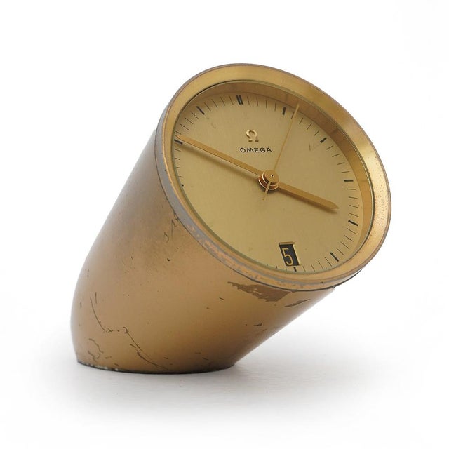 Vintage Table Clock from Omega, 1960s For Sale - Image 14 of 14