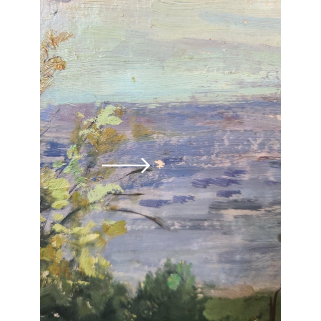 Richard Jack Antique 1930's Oil Painting Ammonoosuc River New Hampshire For Sale - Image 4 of 18