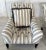 Early 21st Century (2) Ralph Lauren Mayfair Tufted Chairs in Ebony and Ivory Silk For Sale - Image 5 of 14