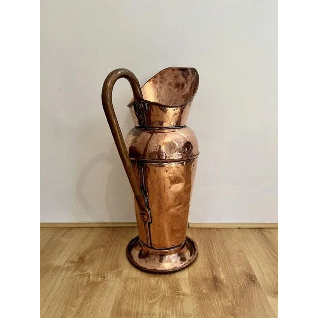 Large Victorian Copper Jug, 1850s For Sale - Image 3 of 7