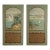 Pair of Italian Painted Panels With Sailboats For Sale