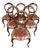 Victorian Carved Walnut Dining Chairs, Set of 6 For Sale
