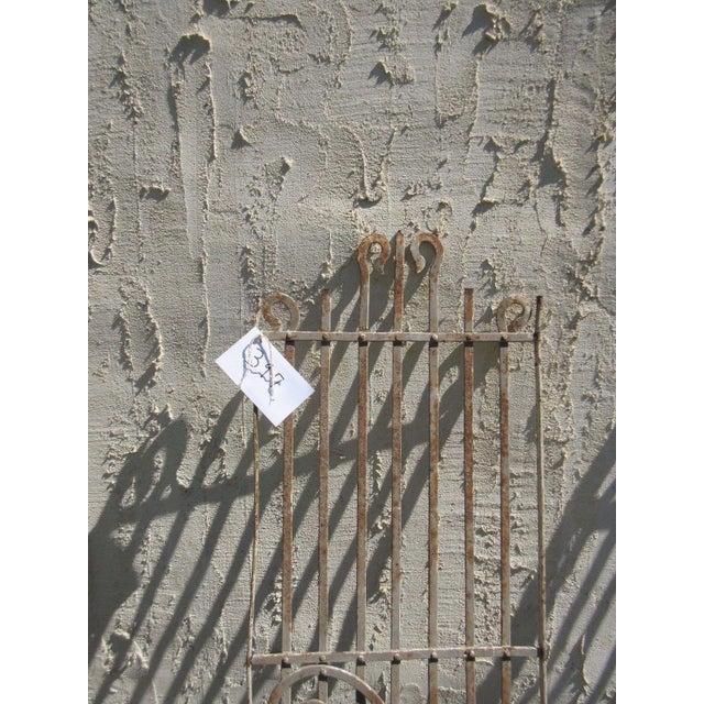 Victorian Antique Victorian Iron Gate Salvage For Sale - Image 3 of 6