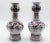 A fine quality antique pair of Dutch Delft knobble vases. They are hand molded and hand painted polychrome faience vases...