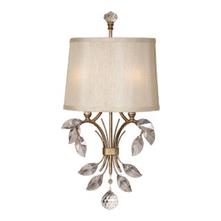 Alenya 2 Light Gold Wall Sconce For Sale