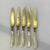 Knife Set European Mop Handle 1940s Stahl Bronce German Fruit Knives Mother of Pearl Handles- Set of 5 For Sale - Image 4 of 6