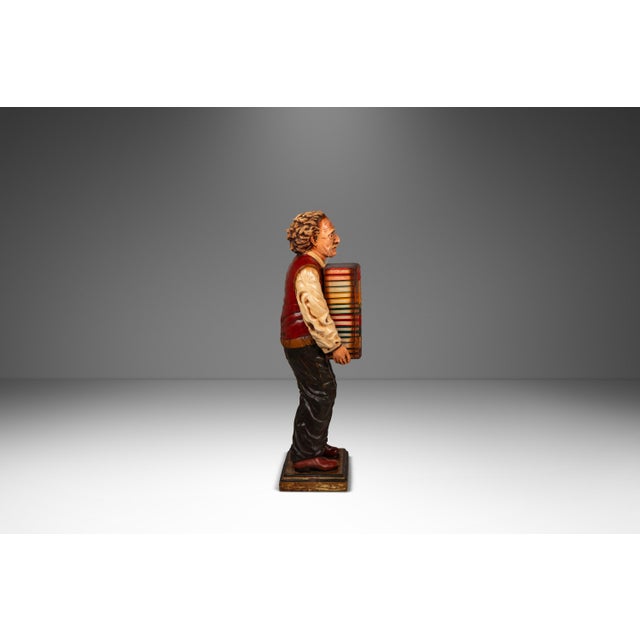 Rare Vintage Lifesize Albert Einstein Statue W/ Storage Cabinet in Fiberglass & Plaster, Usa, C. 1980s For Sale - Image 4 of 18