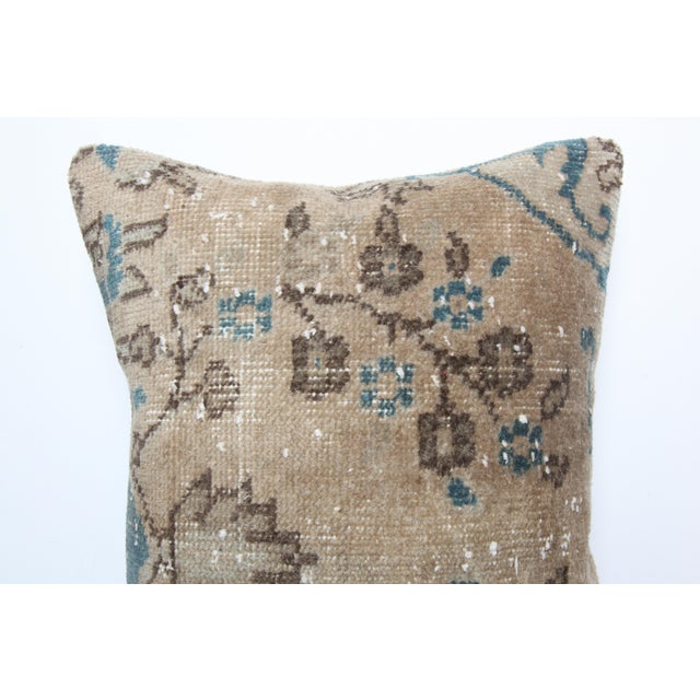 Mid 20th Century Vintage Authentic Rug Pillow Cushion Cover -16'' X 24'' For Sale - Image 5 of 10