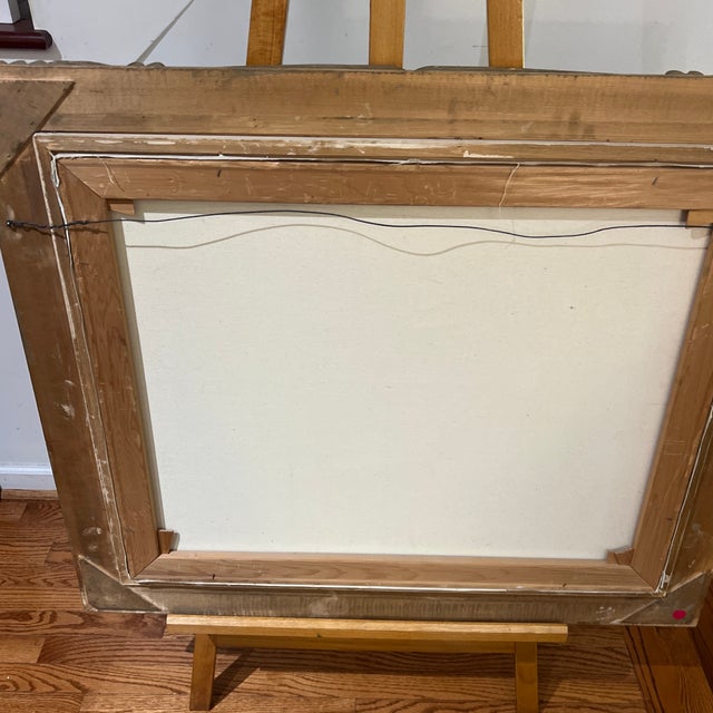 20th Century Oil on Canvas Framed Signed by German American Artist Peter Hermann Schmidt ( 1886-1974) Seascape at Sunset For Sale - Image 11 of 11