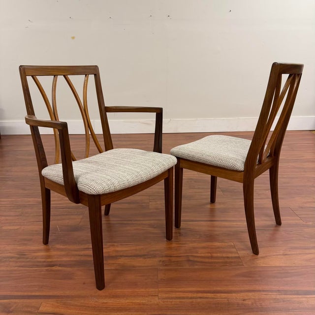 G-Plan Curved Back Dining Chairs Set of 6 For Sale In Seattle - Image 6 of 8