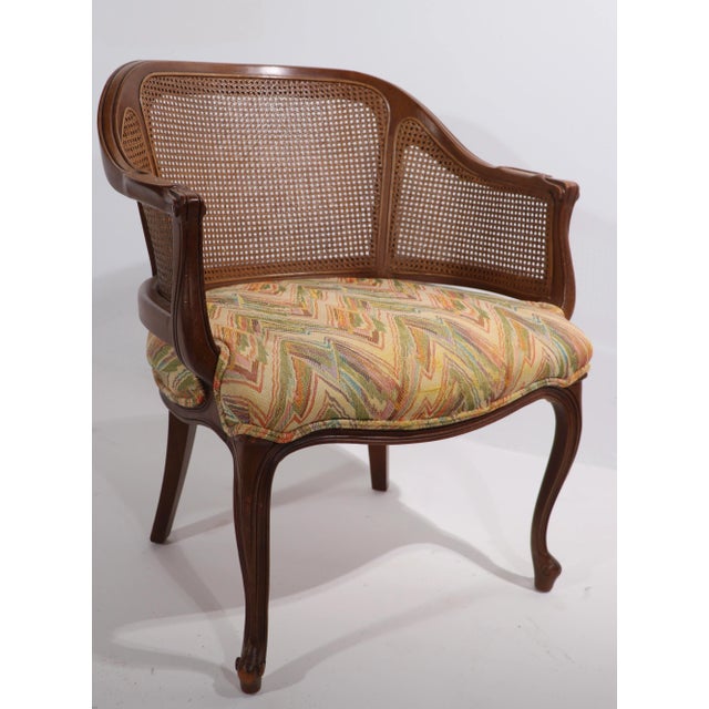 Provincial Caned Tub Chair For Sale - Image 4 of 10