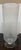 Frosted Glass Cylindrical Hurricane Vases, Set of Three For Sale - Image 9 of 12
