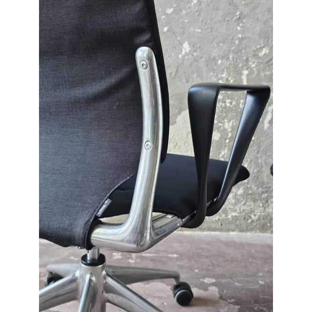 Black Swivel Chairs by Alberto Meda for Vitra, Set of 2 For Sale - Image 8 of 11