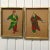 Japanese Figure Paintings in Faux Bamboo Frames - A Pair For Sale - Image 9 of 9