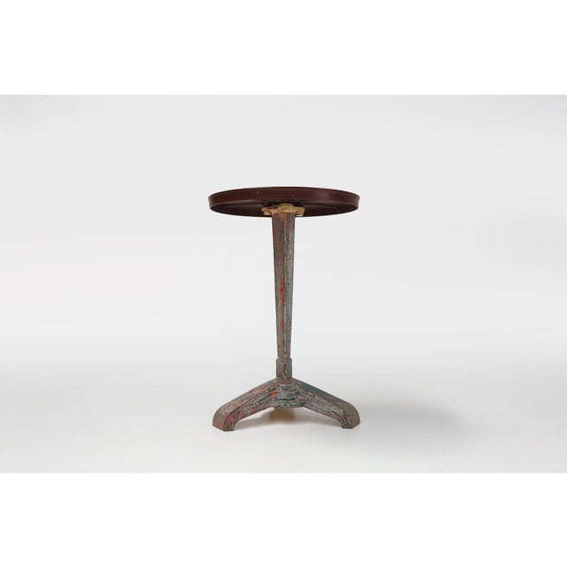 Bistro Table with Bakelite Top by Louis Vuitton for Rex, France, 1930s For Sale - Image 9 of 15