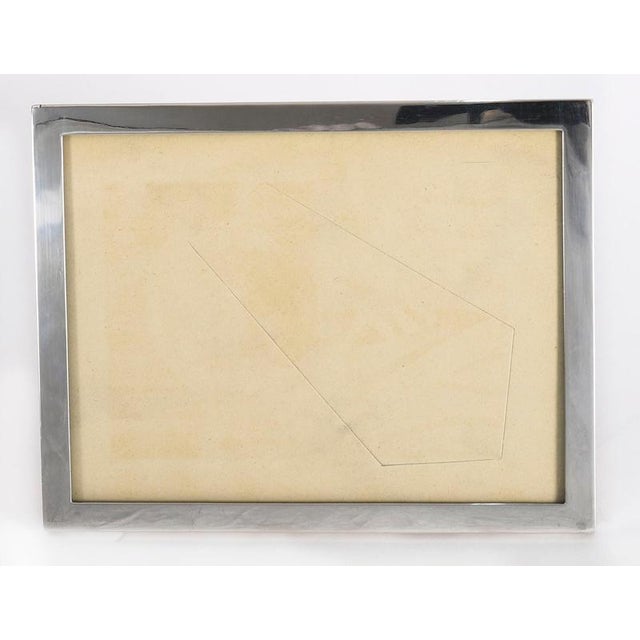 Vintage Sterling Silver Rectangular Portrait Photo Frame, 21st Century For Sale - Image 9 of 10