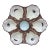 Porcelain Oyster Plate With Shells, Circa 1900 For Sale