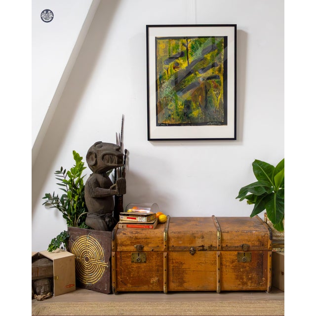 Chef de Mulu, Jungle, Acrylic on Paper For Sale - Image 4 of 6