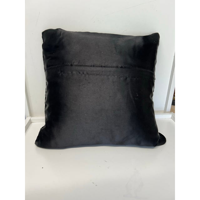 Vintage Metallic Embroidery Pillow For Sale In New York - Image 6 of 6