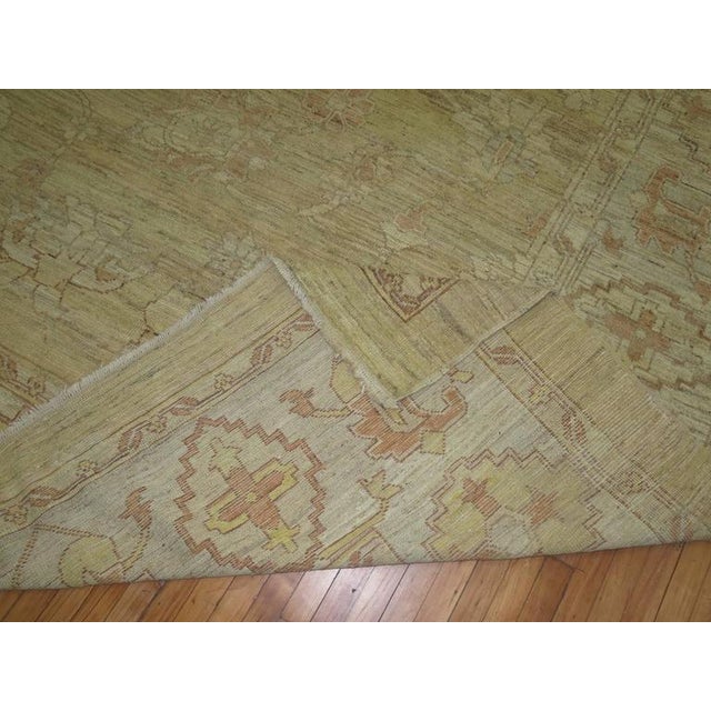 Early 20th Century Vintage Inspired Turkish Oushak Oversize Rug - 14'4" x 21'6" For Sale - Image 5 of 9