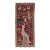 Vintage Persian Gabbeh Runner in Red With Animals Pictorials - Rug & Kilim For Sale