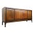 1960s Walnut Mid Century Modern Credenza Buffet by United Furniture For Sale