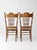Antique Victorian Pressed Back Cane Seat Chairs Pair For Sale - Image 11 of 17
