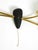 Mid-Century Brass Wall Lamp with Painted Glass Shades, 1950s For Sale - Image 11 of 18