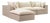 Cali Natural Wicker Outdoor Modular Sectional For Sale