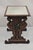 Renaissance Antique Renaissance Revival Carved Winged Maiden Walnut Mirror Top Side Table For Sale - Image 3 of 11